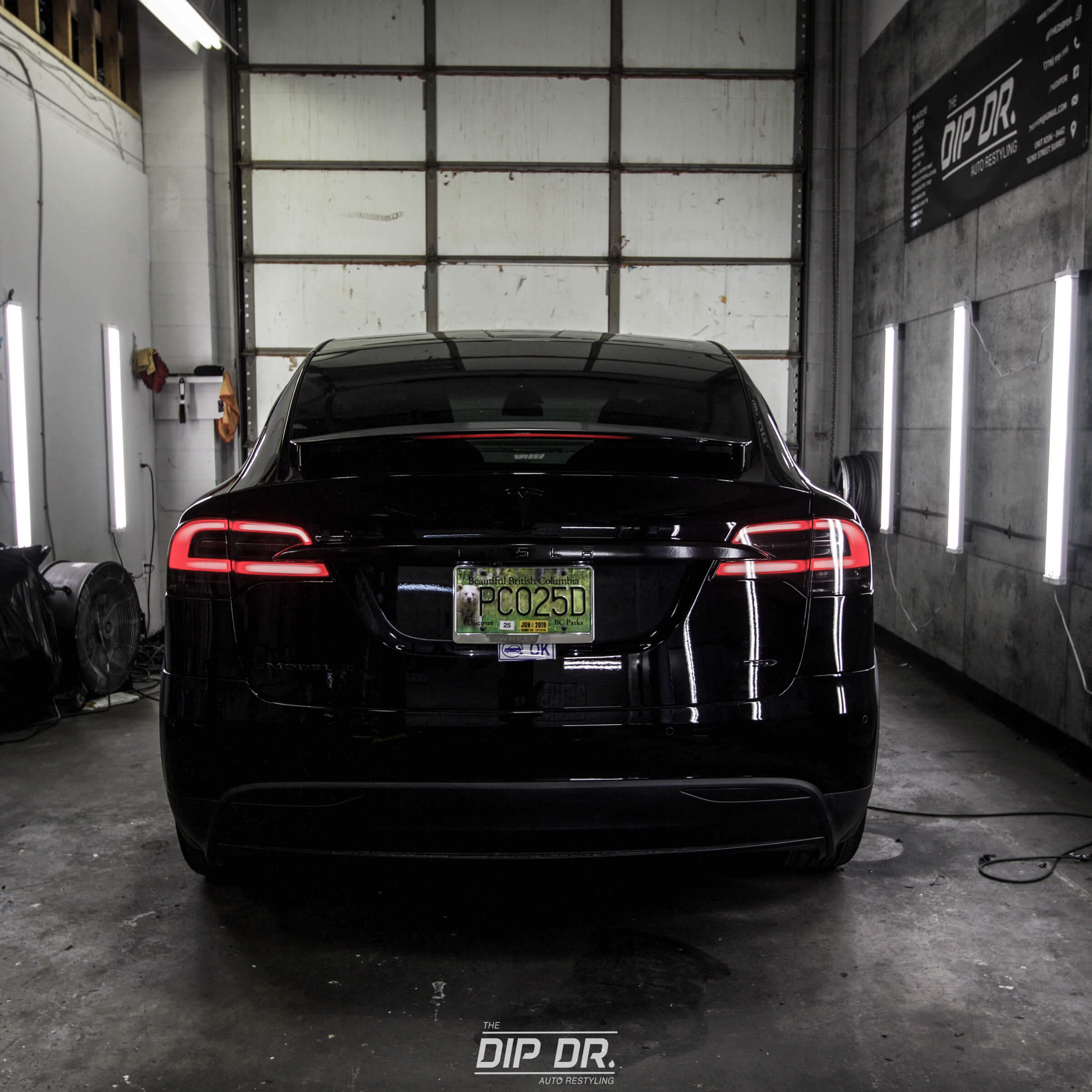 Tesla Model X Black Out | The Dip Dr.